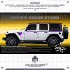 Jeep Wrangler Sticker "Linear"