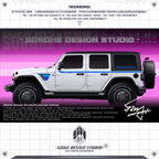 Jeep Wrangler Sticker "Linear"