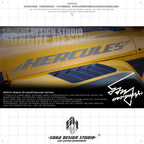 Jeep Wrangler Hood Text Sticker “Hercules”