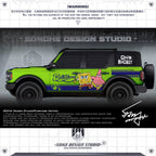 Ford Bronco Sticker "SpongeBob"(Contact for other models)