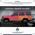 Toyota LC76 sticker "Venom"(Contact for other models)