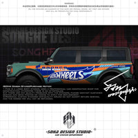 Ford Bronco Sticker "Hot Wheels"