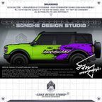Ford Bronco Sticker “Hurricane”