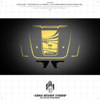 Jeep Wrangler Sticker Set "Eye Snake"