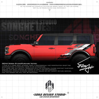 Ford Bronco Raptor Sticker（black/white）