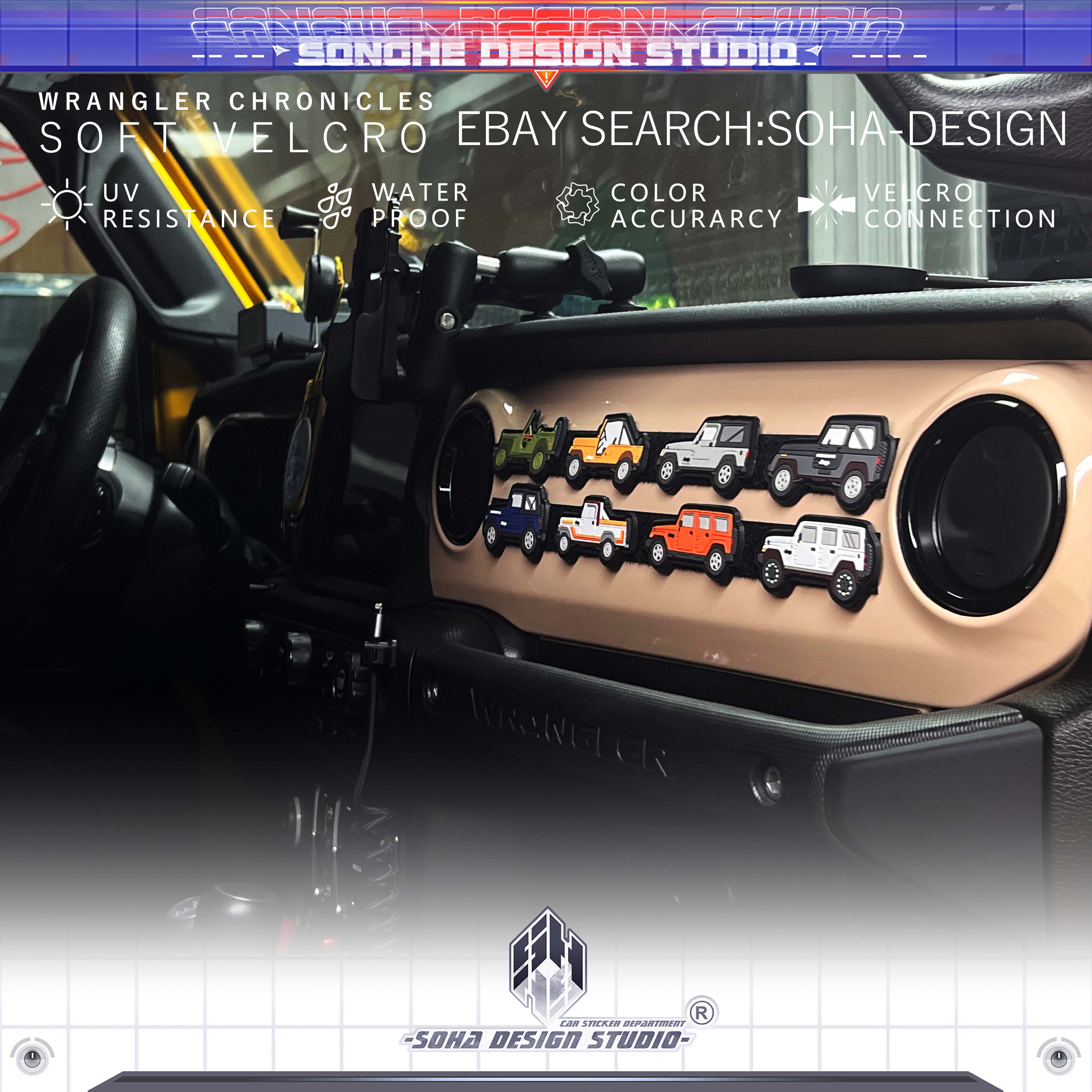 "Wrangler Chronicles" Theme Hookloop Collection (8 different models)