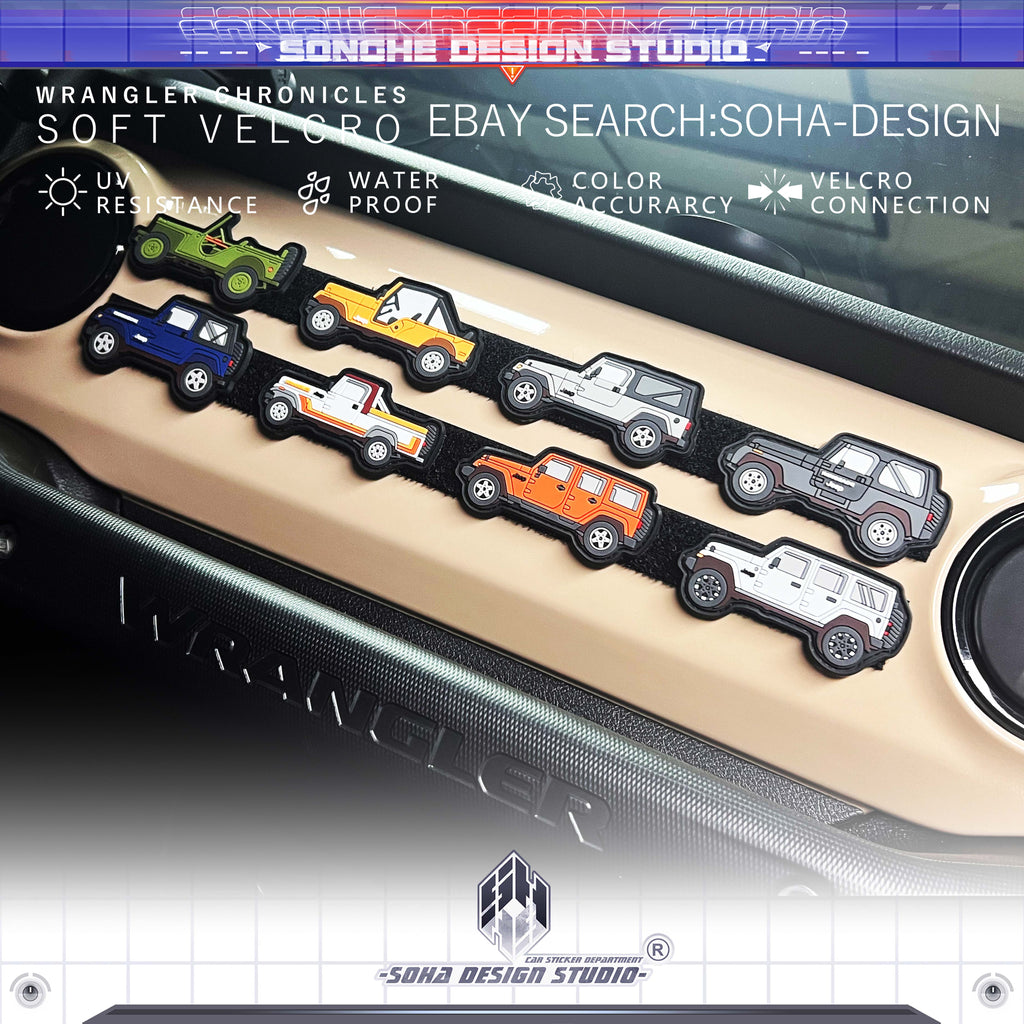 "Wrangler Chronicles" Theme Hookloop Collection (8 different models)