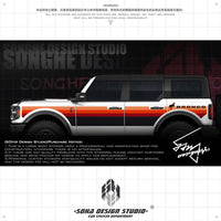 Ford bronco "Rainbow" Series Body Stickers