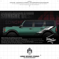 Ford Bronco Raptor Sticker（black/white）