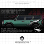 Ford Bronco Raptor Sticker（Black/Gray）