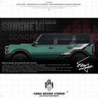 Ford Bronco Raptor Sticker（Black/Gray）