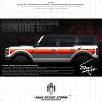 Ford bronco "Rainbow" Series Body Stickers