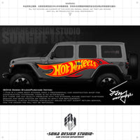 JEEP Wrangler Sticker "Hot Wheels"
