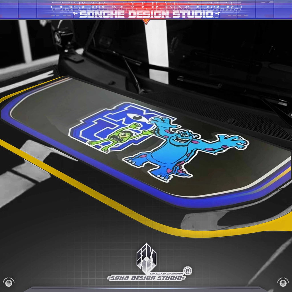Ford Bronco Hood Sticker “Sully and Mike”