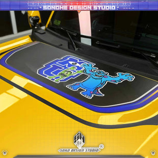 Ford Bronco Hood Sticker “Sully and Mike”