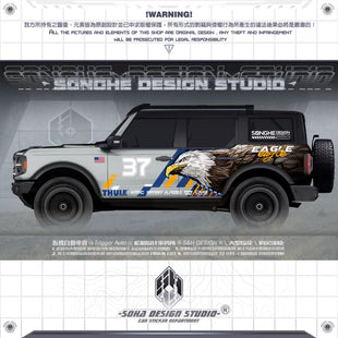 Ford Bronco Sticker "Eagle"
