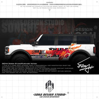 Ford F150/bronco/JEEP Gladiator /Wrangler Sticker "Akira"