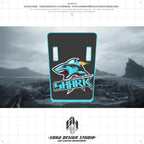 Jeep Wrangler Hood Sticker "Shark"