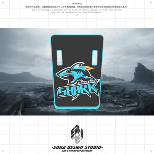 Jeep Wrangler Hood Sticker "Shark"