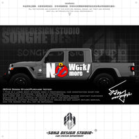 Ford Bronco/F150/Jeep Wrangler/Gladiator Stickers "NO MORE WORK"