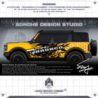 Ford bronco sticker "Explosion"