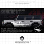 Ford bronco/Jeep wrangler sticker " Splash "(Contact for other models)