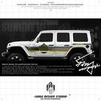 Ford bronco/F150/JEEP Wrangler/Gladiator sticker "Dads"(Contact for other models)