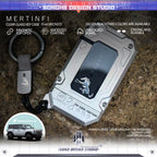 Ford bronco car keys cover (Metallic glass key case)
