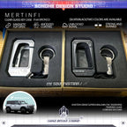 Ford bronco car keys cover (Metallic glass key case)